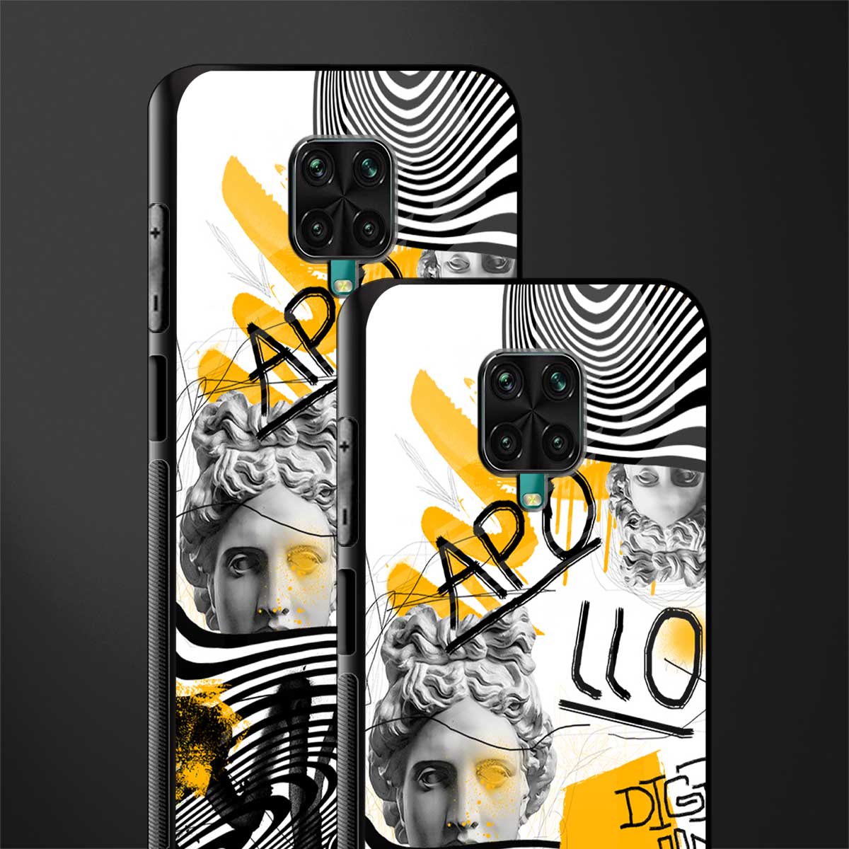 apollo project glass case for redmi note 9 pro max image-2