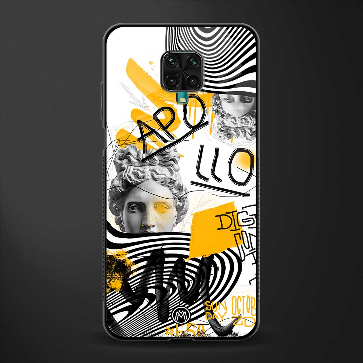 apollo project glass case for redmi note 9 pro max image
