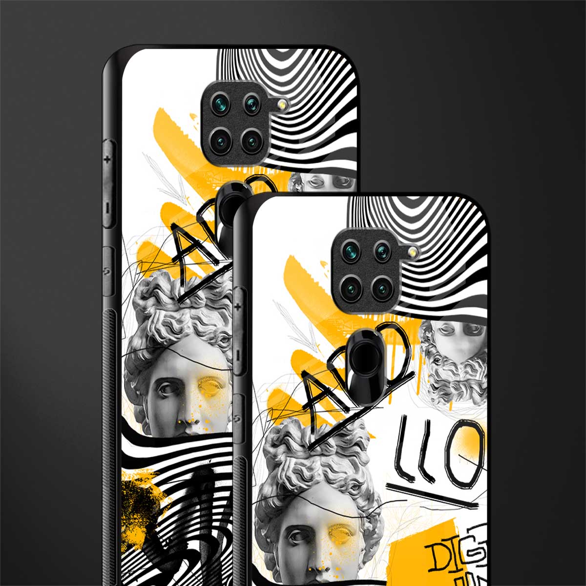 apollo project glass case for redmi note 9 image-2