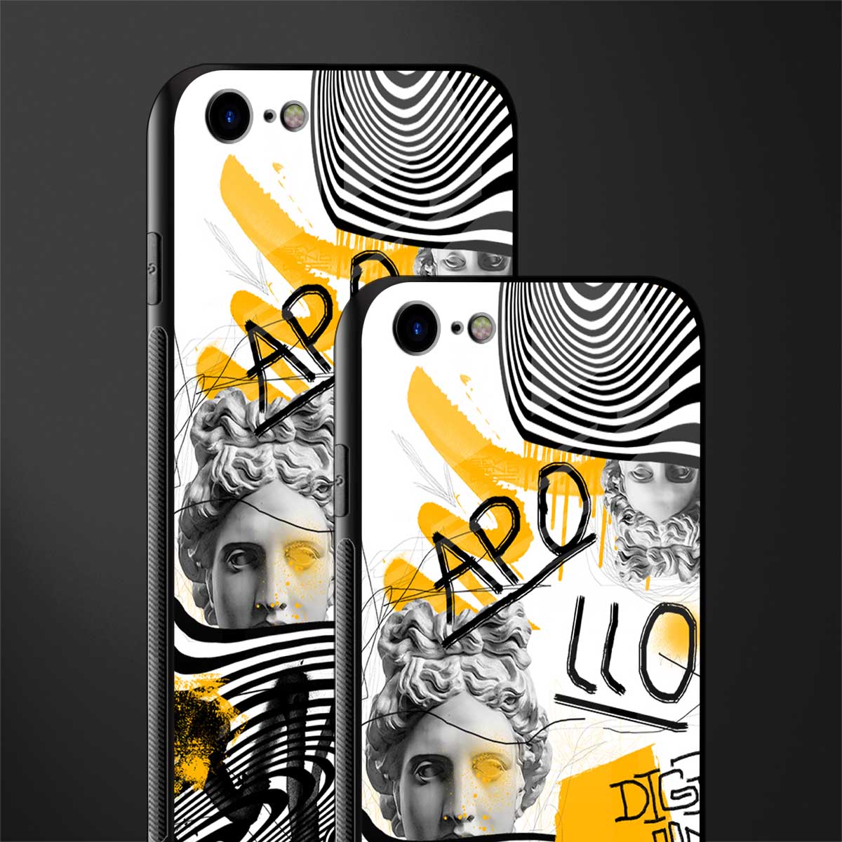 apollo project glass case for iphone se 2020 image-2