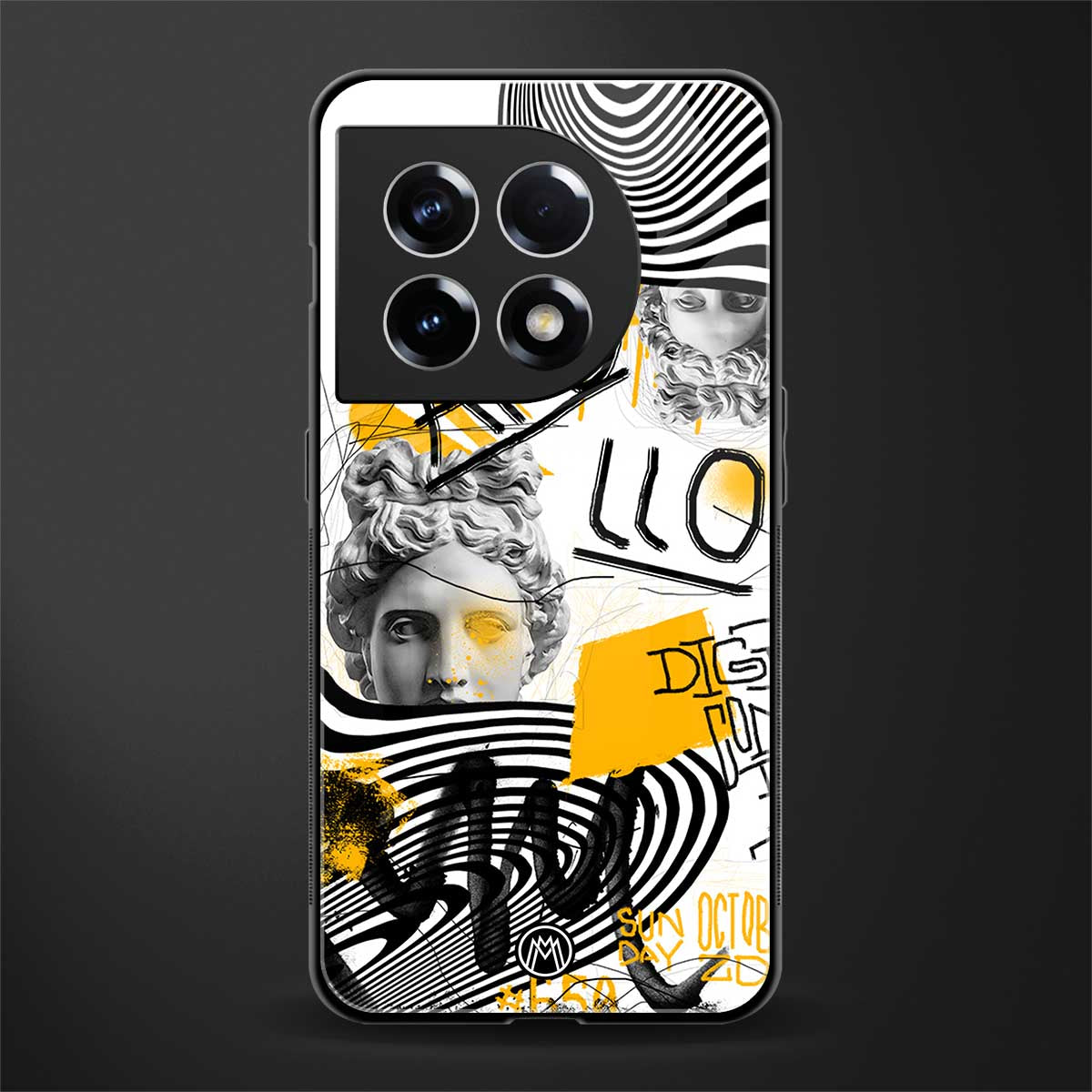 apollo project back phone cover | glass case for oneplus 11