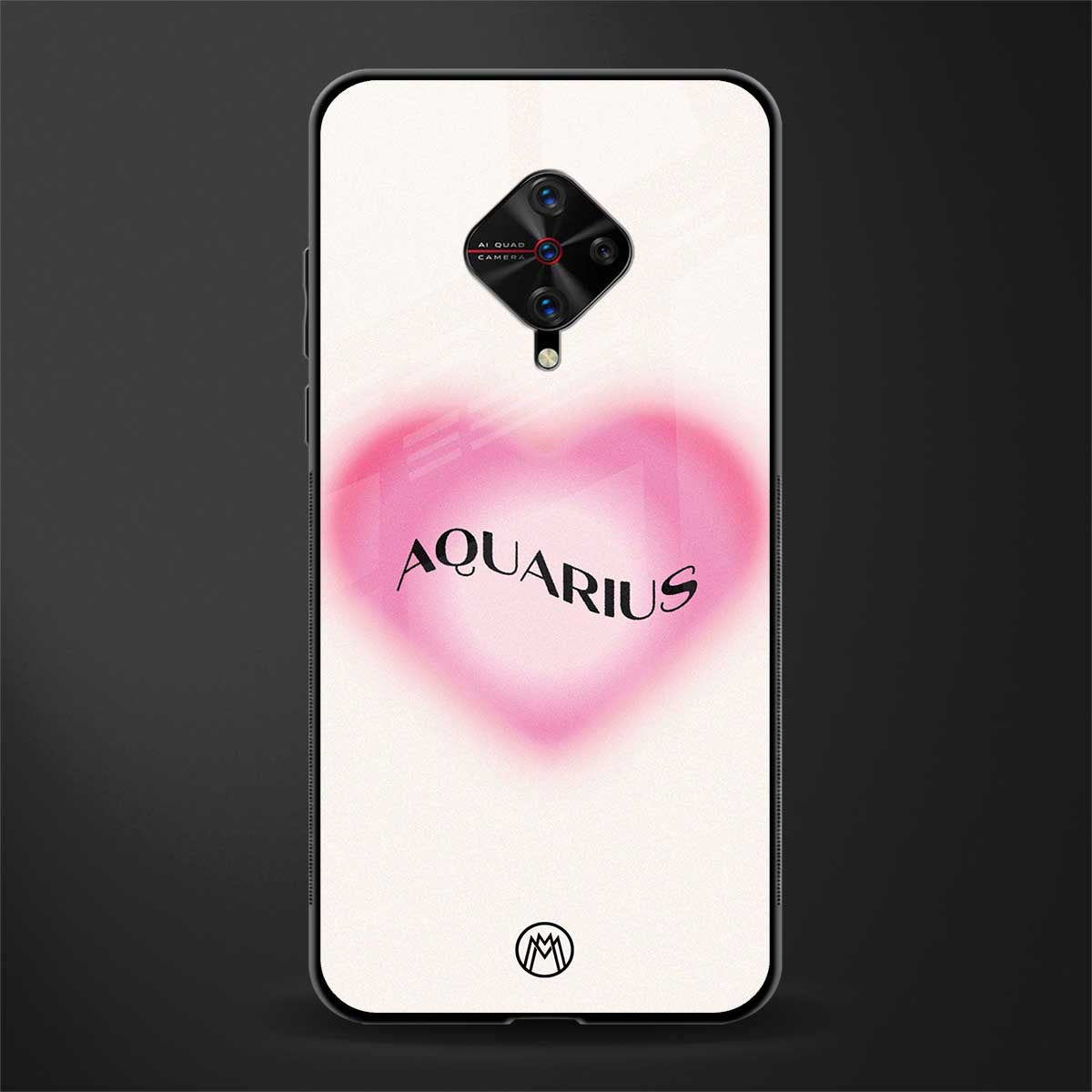 aquarius minimalistic glass case for vivo s1 pro image