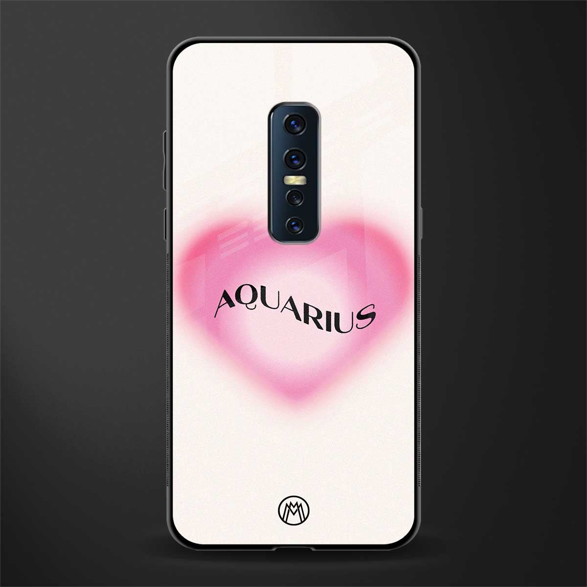 aquarius minimalistic glass case for vivo v17 pro image