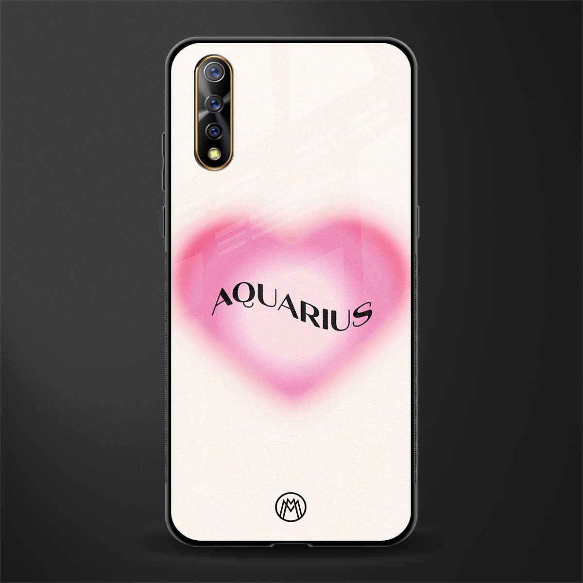 aquarius minimalistic glass case for vivo z1x image