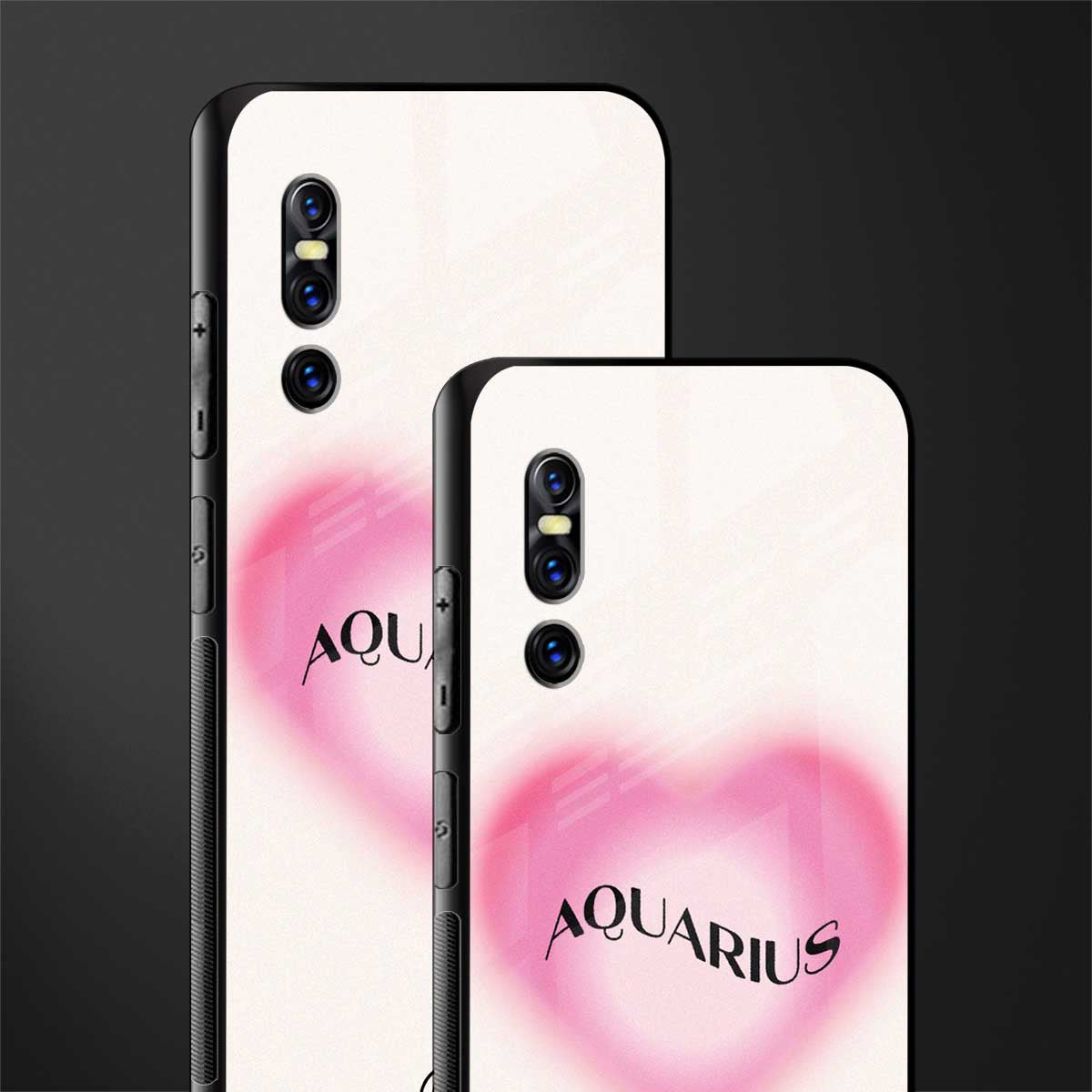 aquarius minimalistic glass case for vivo v15 pro image-2