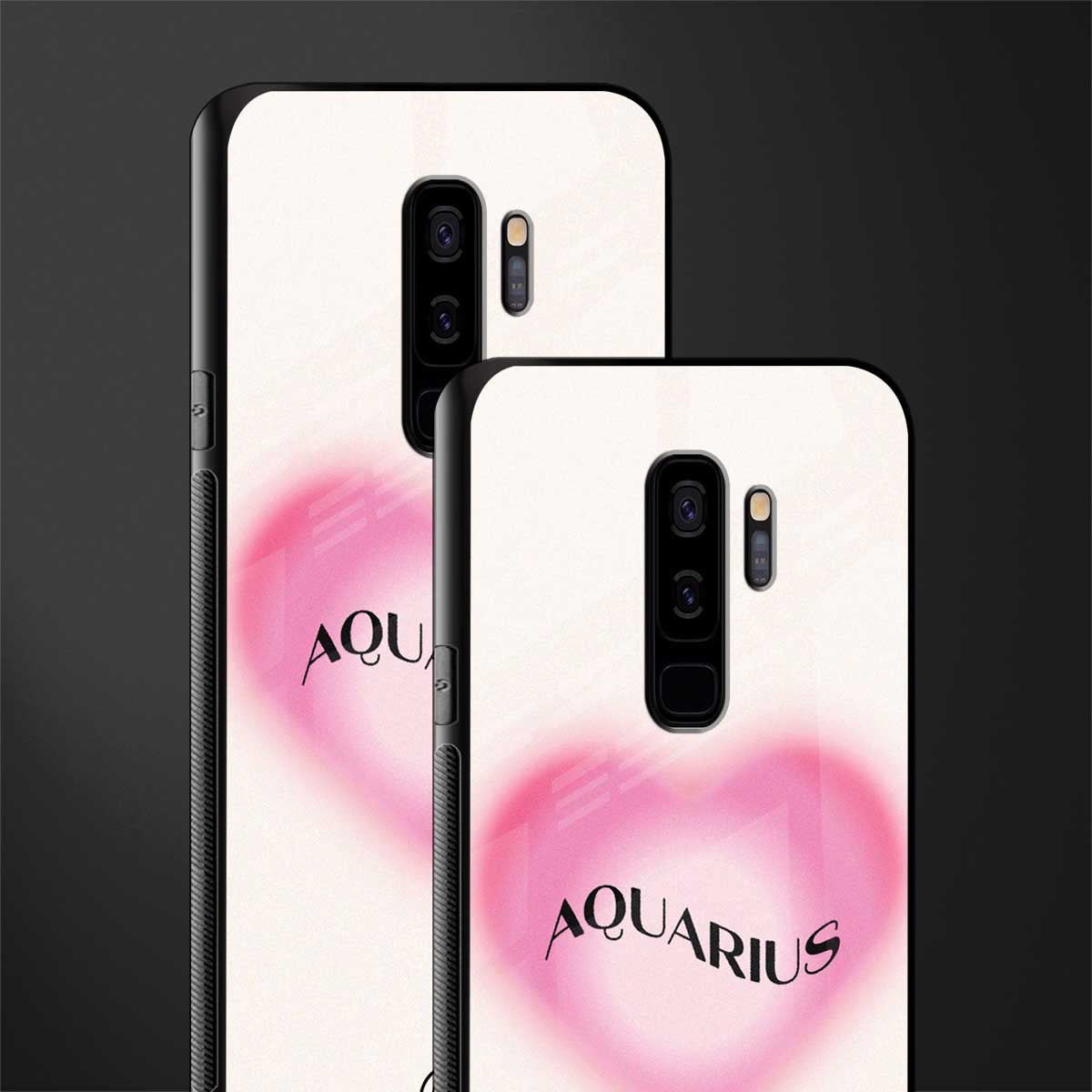 aquarius minimalistic glass case for samsung galaxy s9 plus image-2