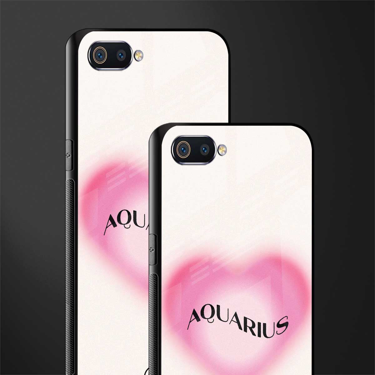 aquarius minimalistic glass case for oppo a1k image-2