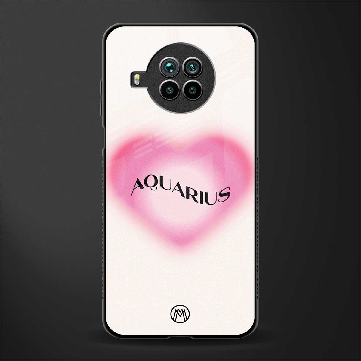 aquarius minimalistic glass case for mi 10i image