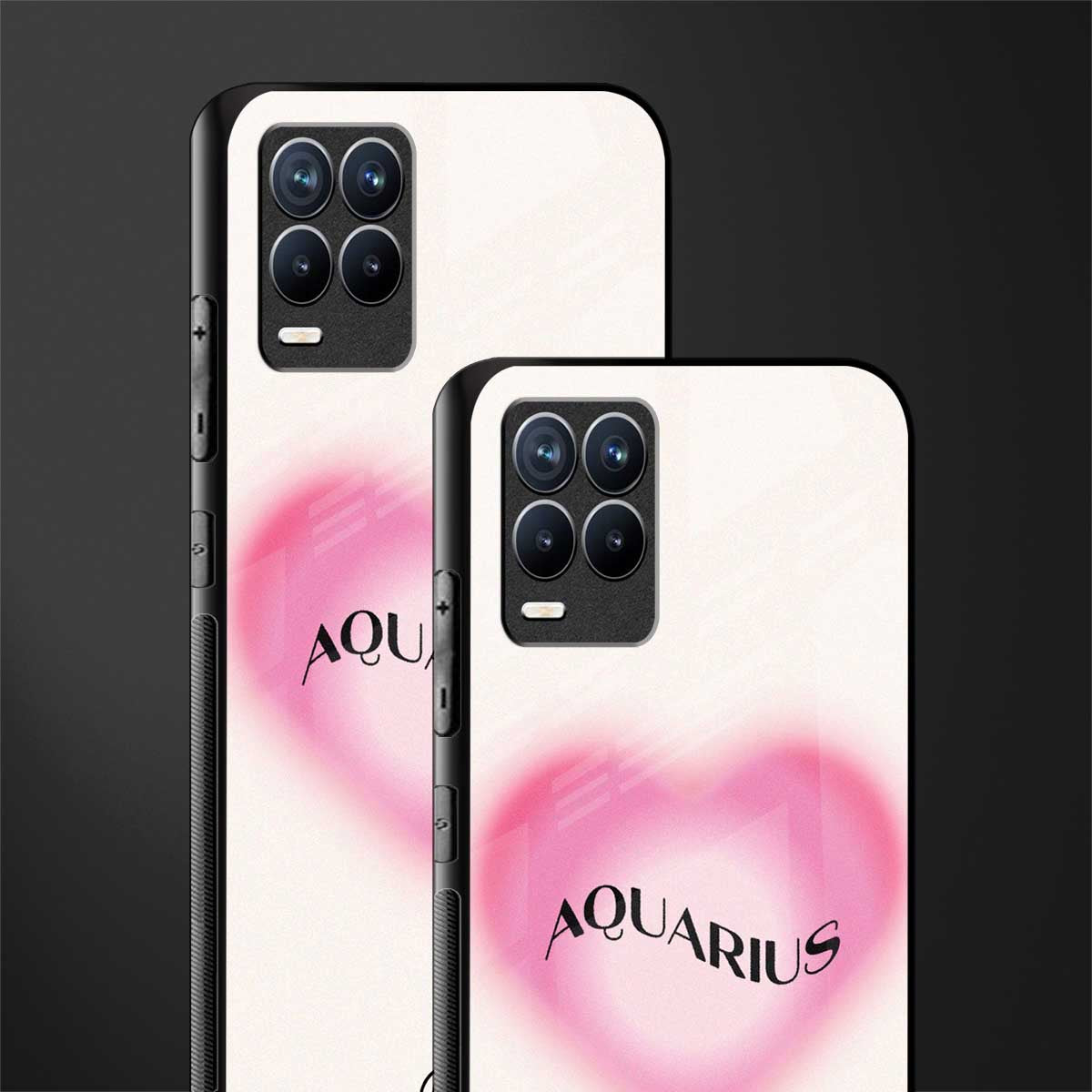 aquarius minimalistic glass case for realme 8 4g image-2