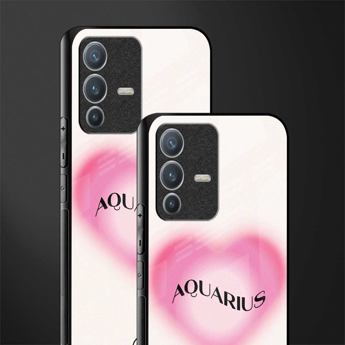 aquarius minimalistic glass case for vivo v23 pro 5g image-2