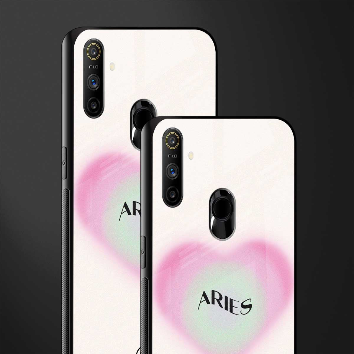 aries minimalistic glass case for realme narzo 10a image-2