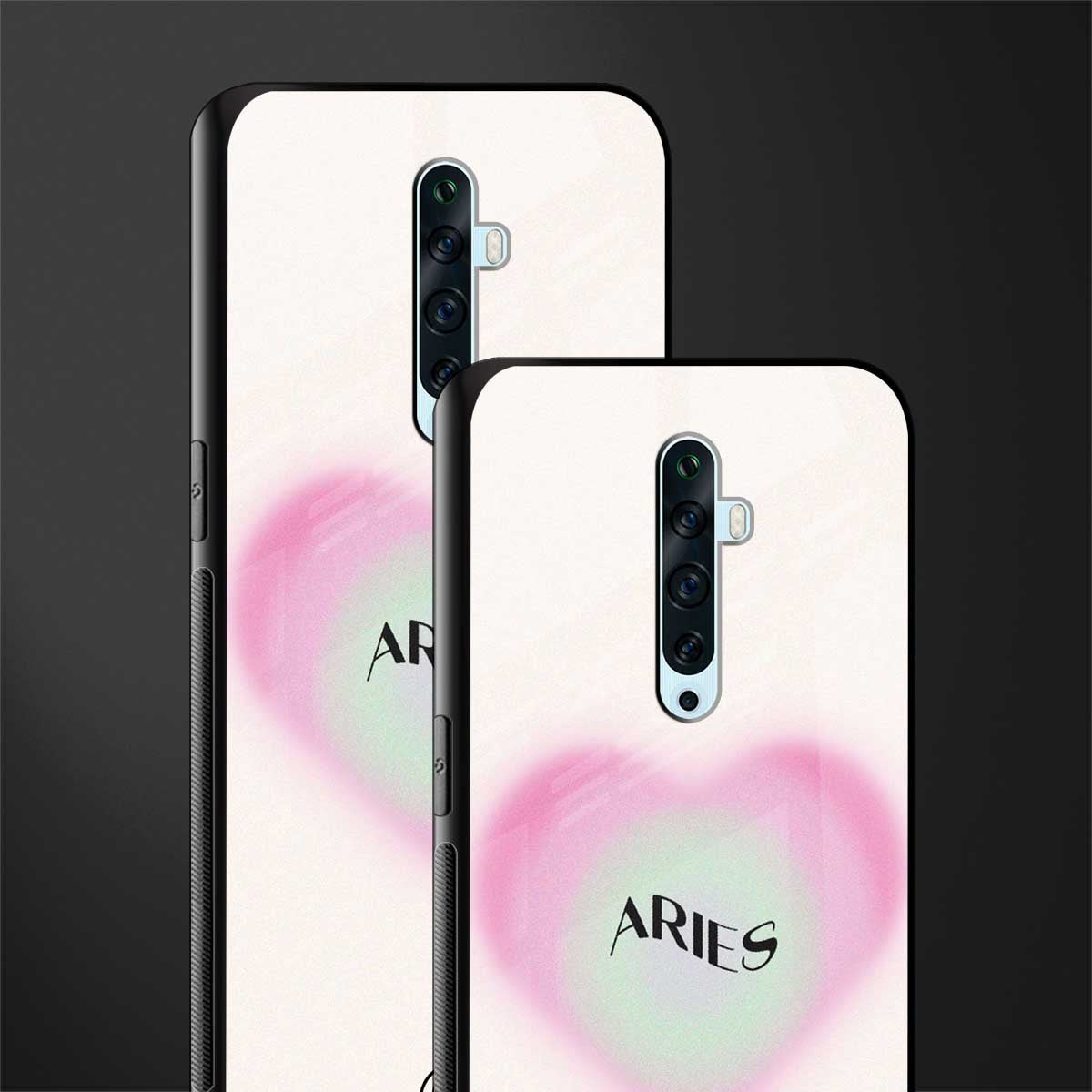 aries minimalistic glass case for oppo reno 2z image-2