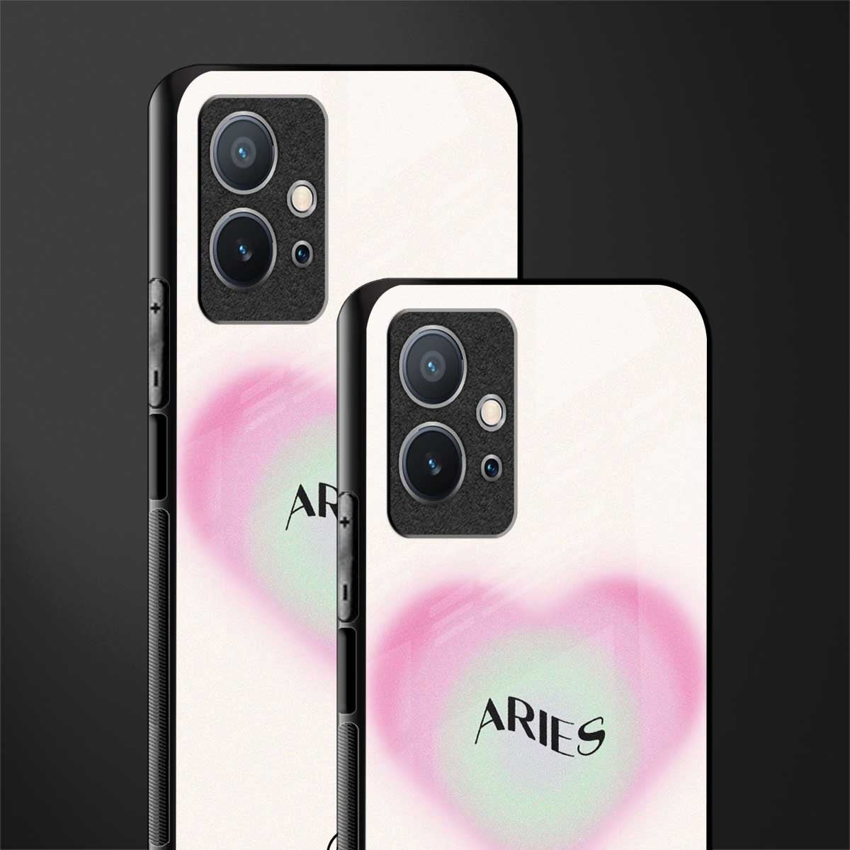 aries minimalistic glass case for vivo y75 5g image-2