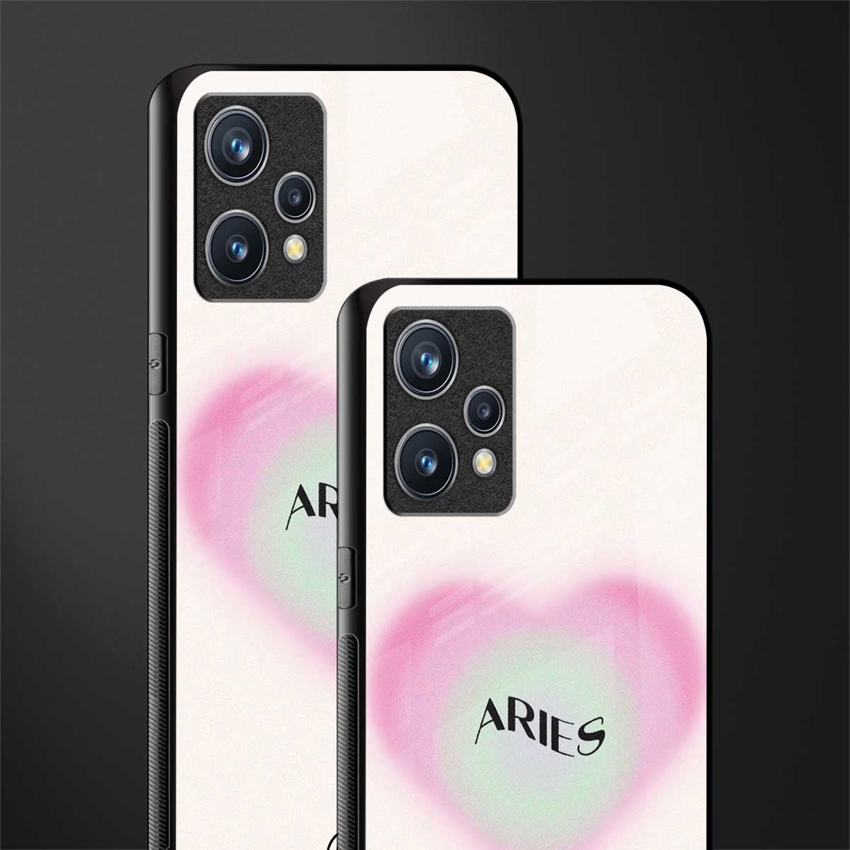 aries minimalistic glass case for realme 9 4g image-2