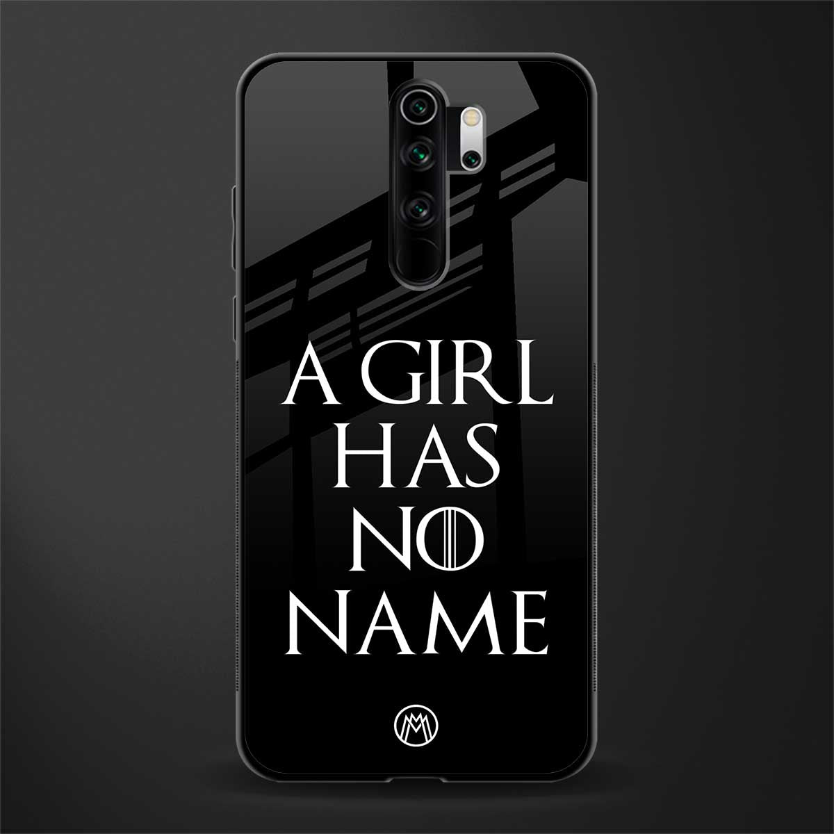 arya stark glass case for redmi note 8 pro image
