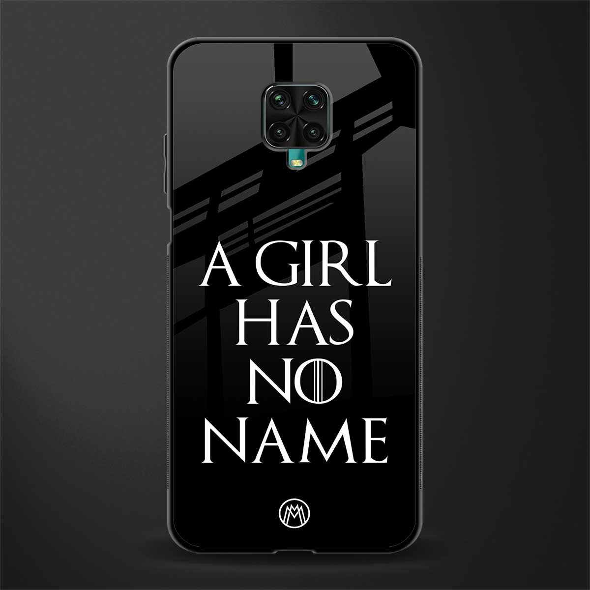 arya stark glass case for redmi note 9 pro max image