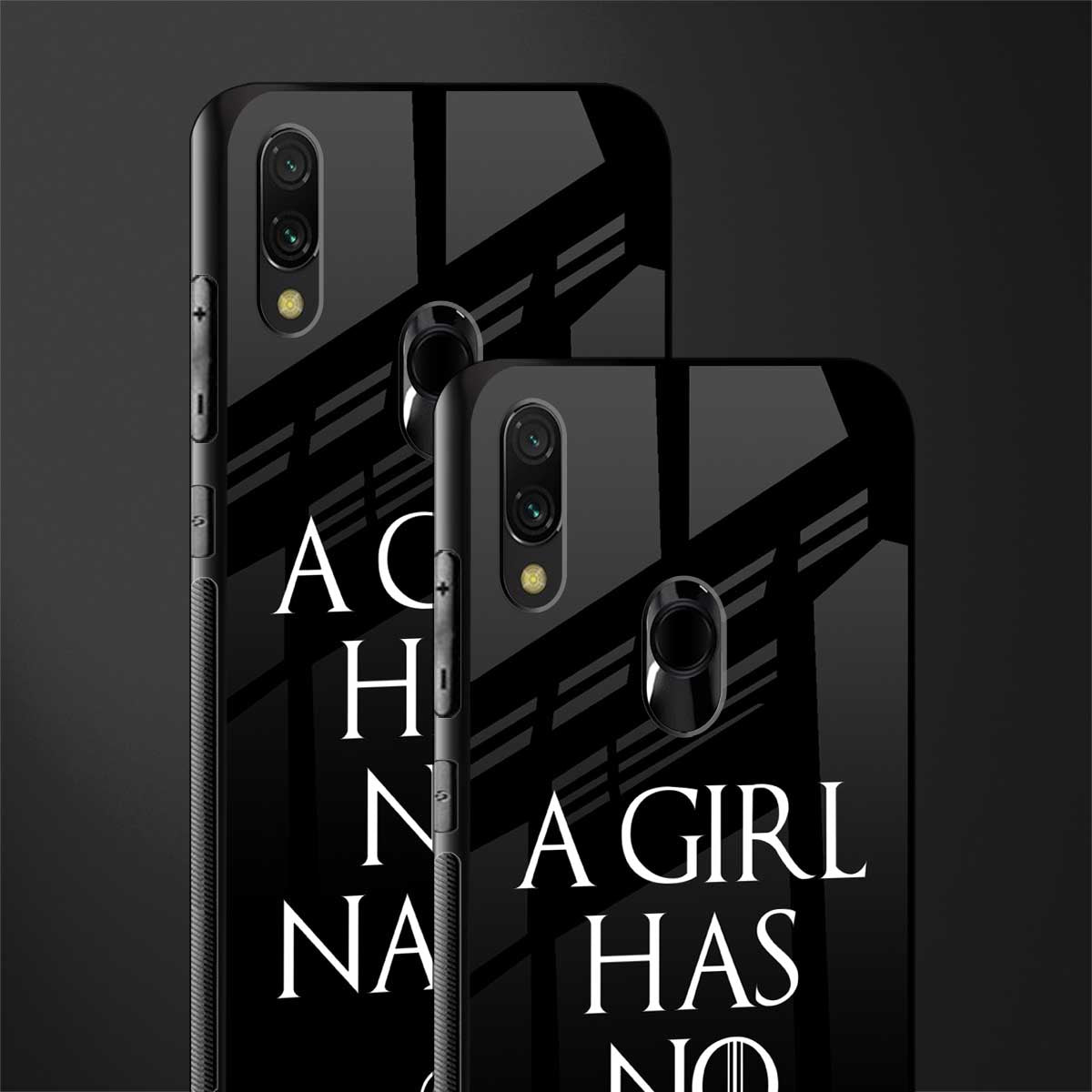 arya stark glass case for redmi y3 image-2