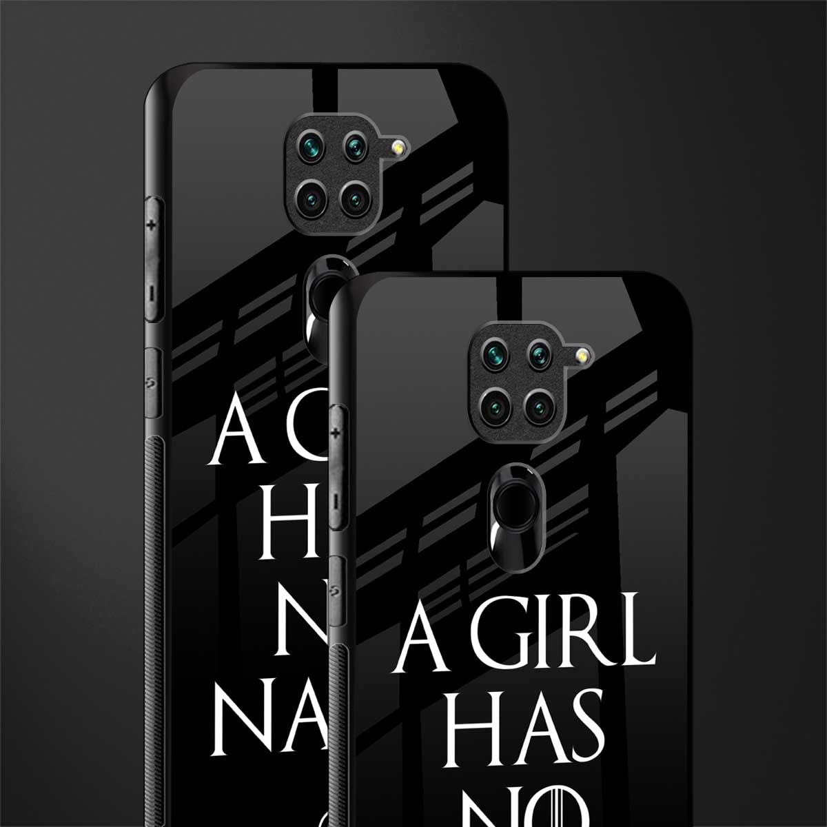 arya stark glass case for redmi note 9 image-2