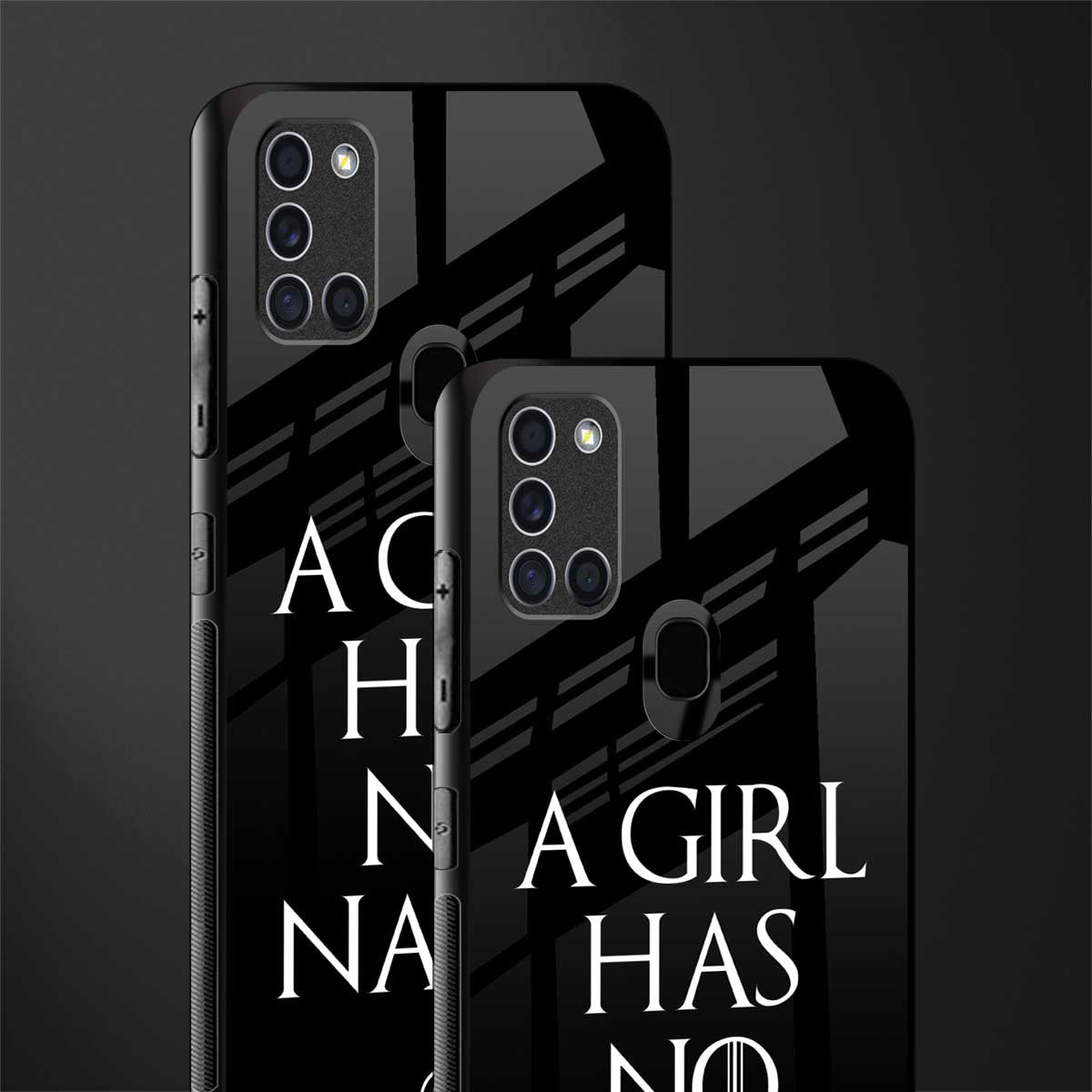 arya stark glass case for samsung galaxy a21s image-2