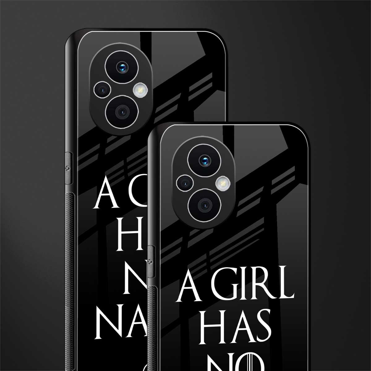 arya stark back phone cover | glass case for oppo f21 pro 5g