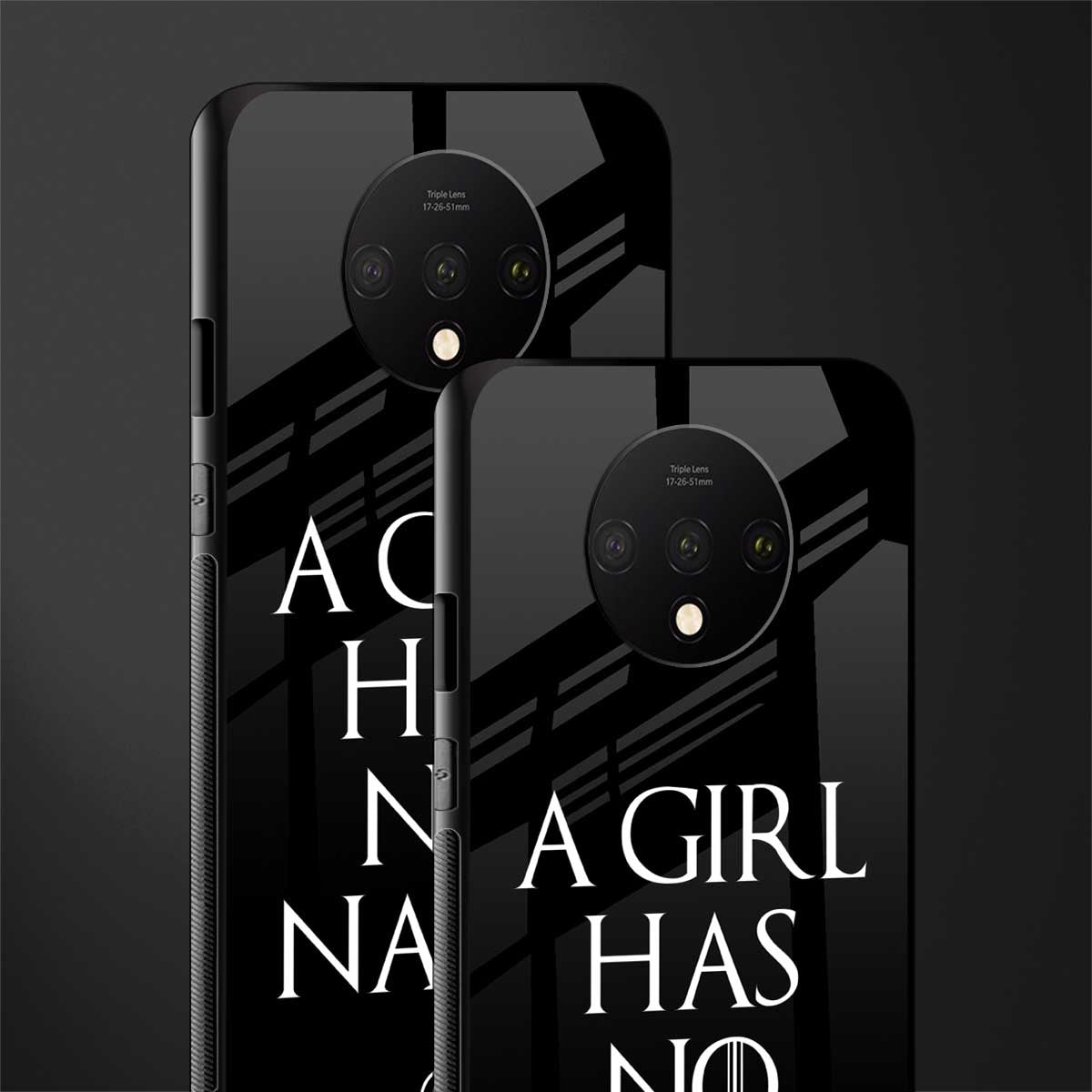 arya stark glass case for oneplus 7t image-2
