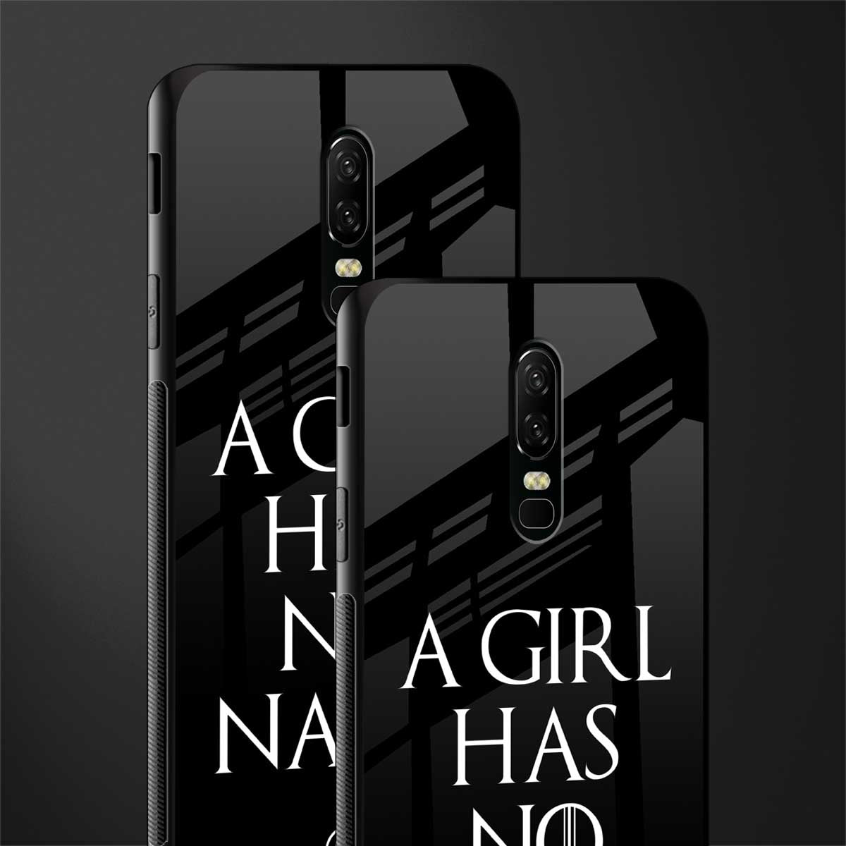 arya stark glass case for oneplus 6 image-2