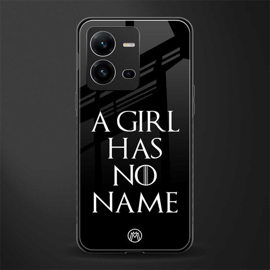 arya stark back phone cover | glass case for vivo v25-5g