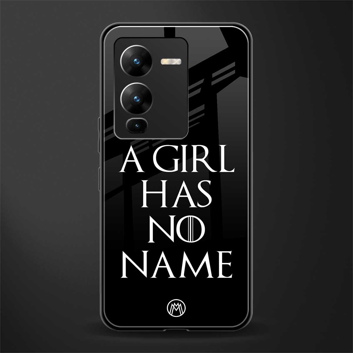 arya stark back phone cover | glass case for vivo v25 pro 5g