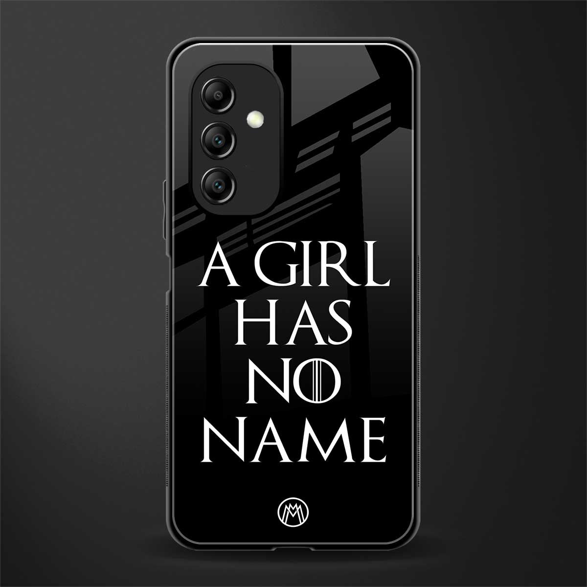 arya stark back phone cover | glass case for samsung galaxy a14 5g