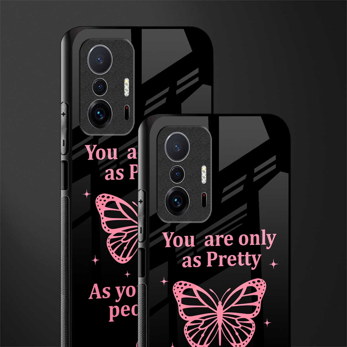 as pretty as you treat people glass case for mi 11t pro 5g image-2