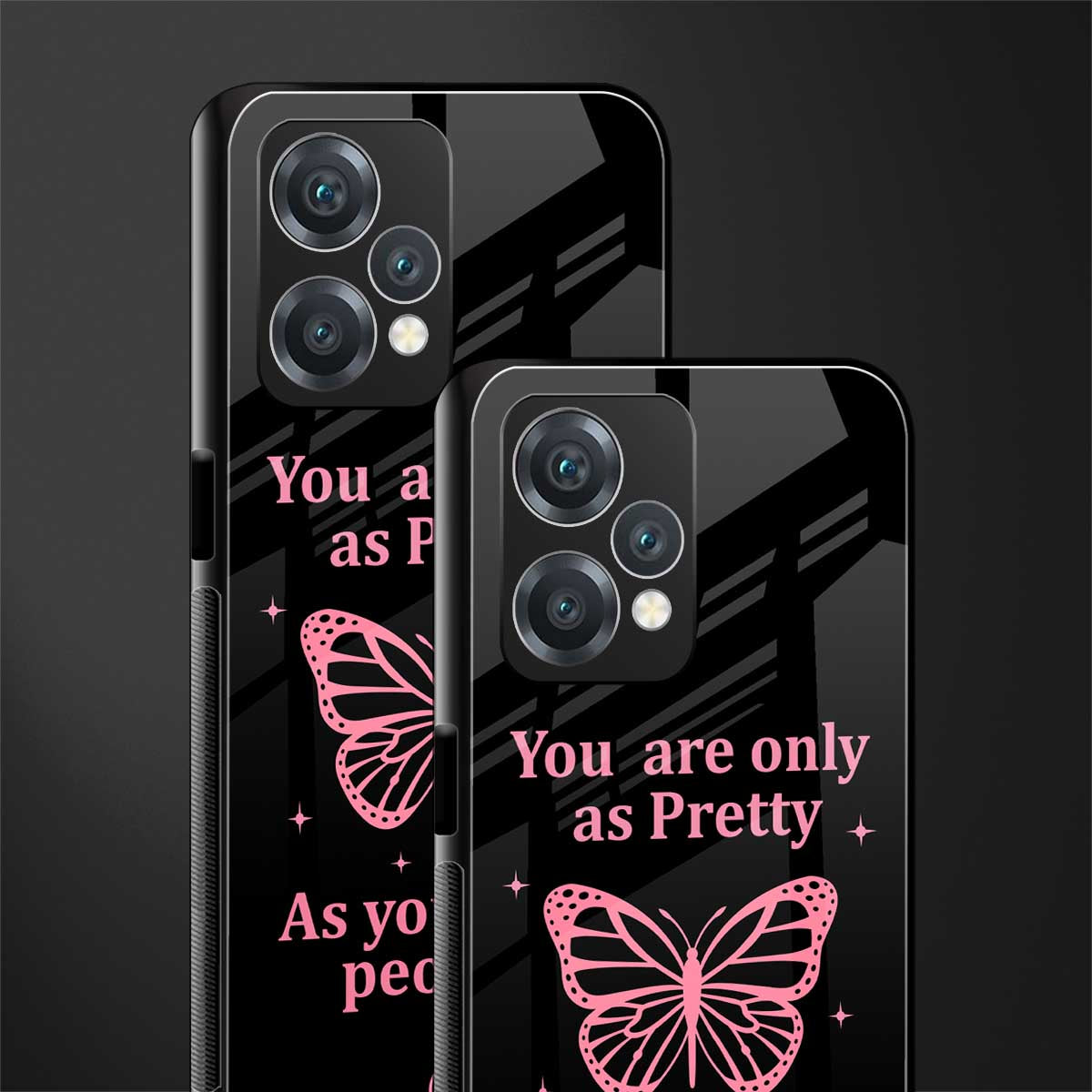 as pretty as you treat people back phone cover | glass case for realme 9 pro 5g