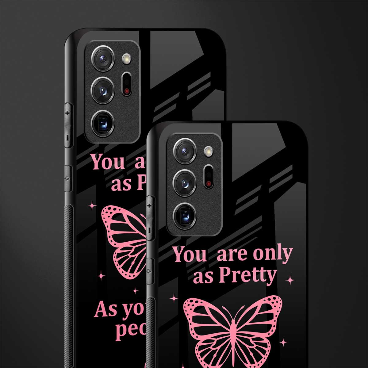 as pretty as you treat people glass case for samsung galaxy note 20 ultra 5g image-2