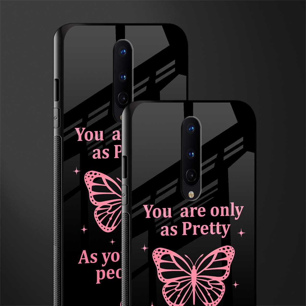 as pretty as you treat people glass case for oneplus 8 image-2