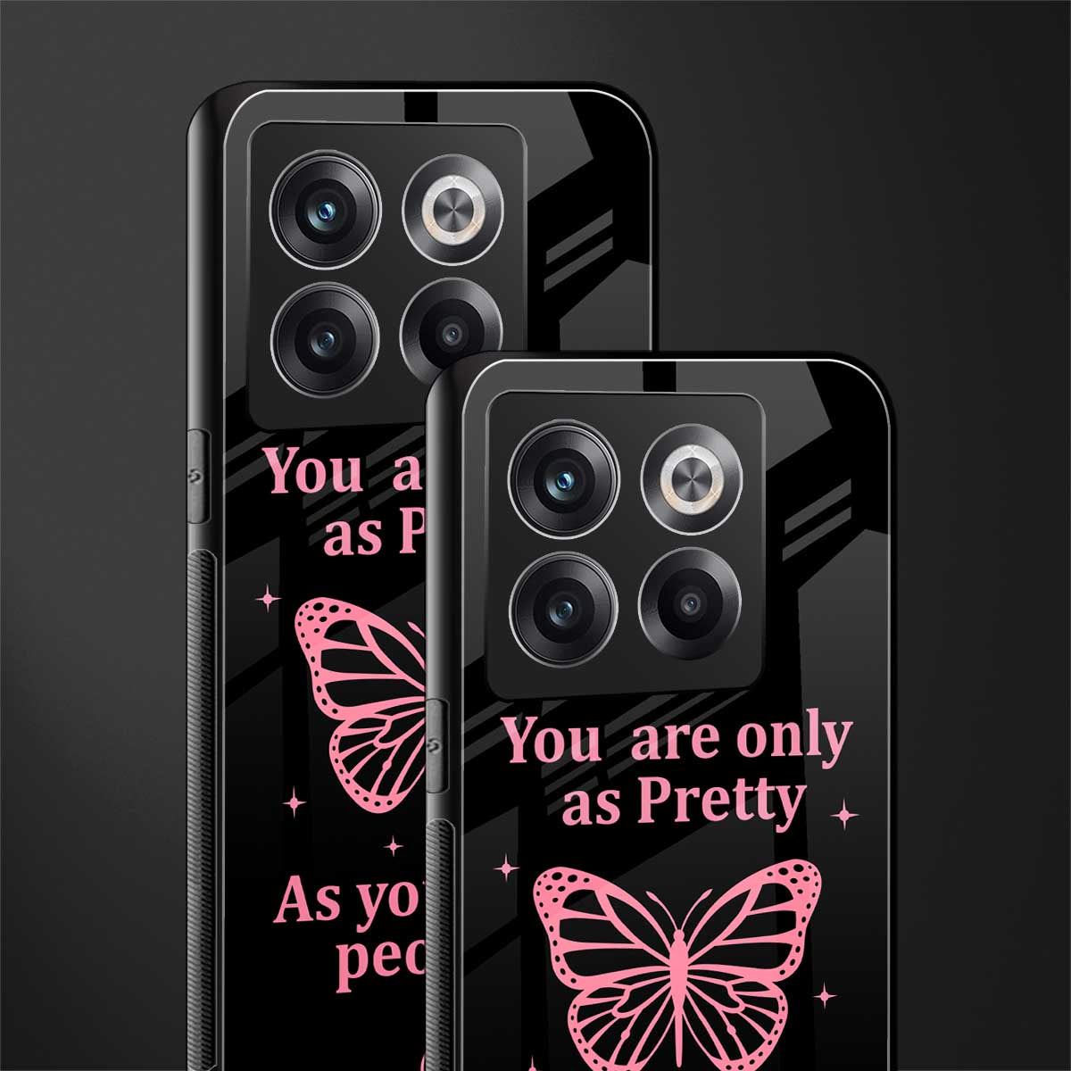 as pretty as you treat people back phone cover | glass case for oneplus 10t