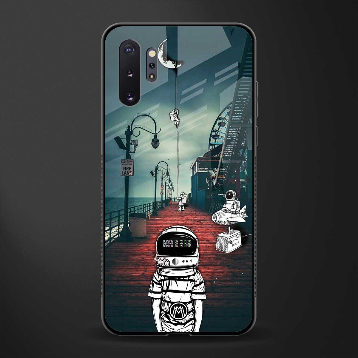 astronaut believer beach glass case for samsung galaxy note 10 plus image