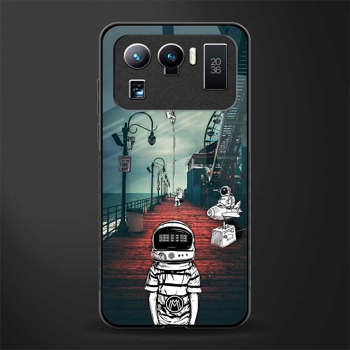 astronaut believer beach glass case for mi 11 ultra 5g image