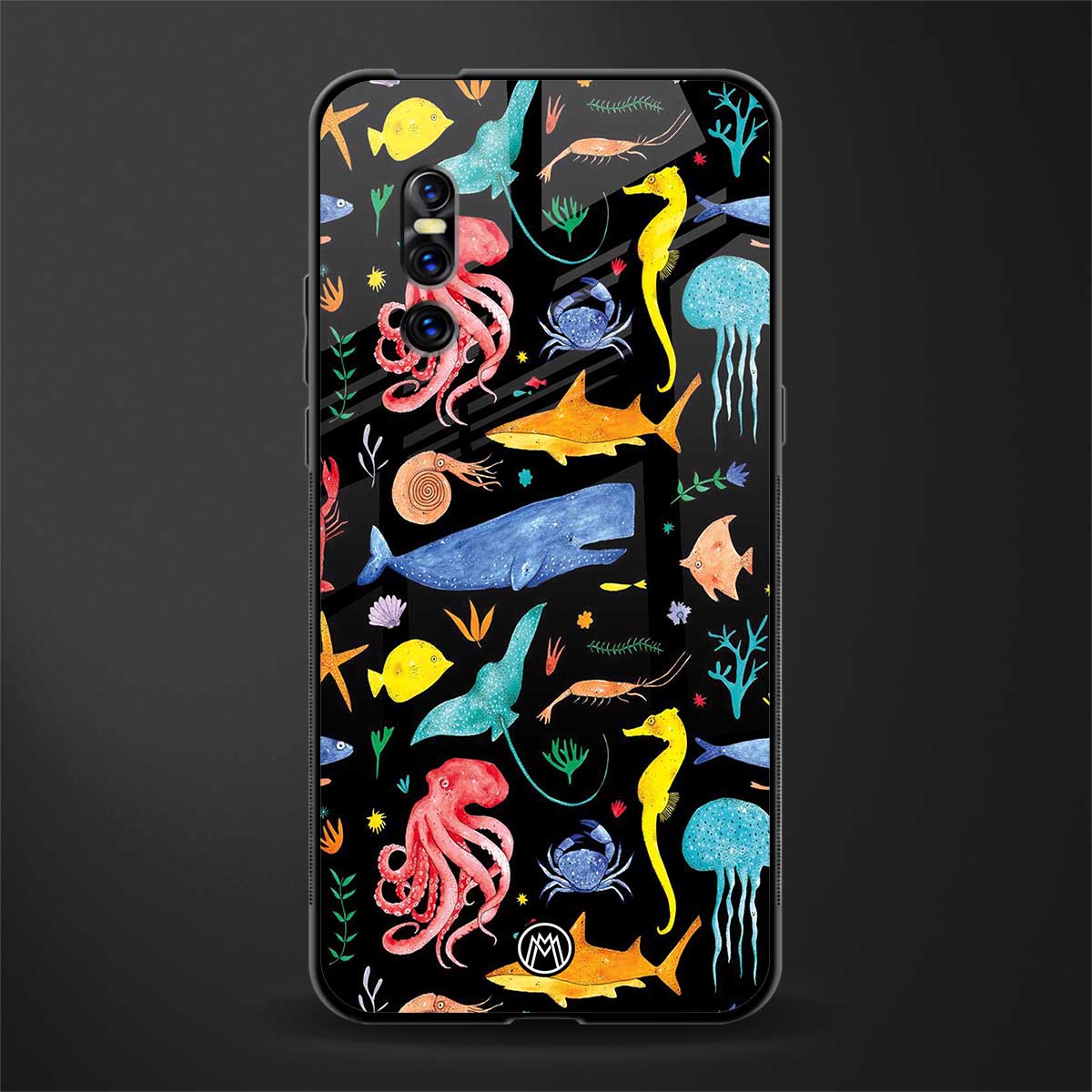 atomic ocean glass case for vivo v15 pro image