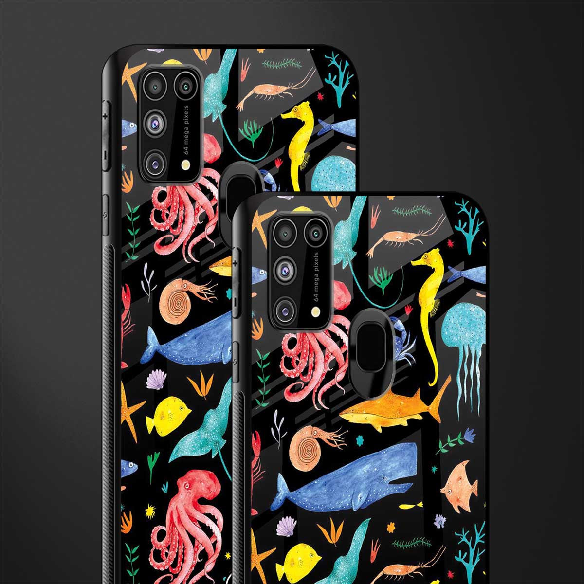 atomic ocean glass case for samsung galaxy f41 image-2