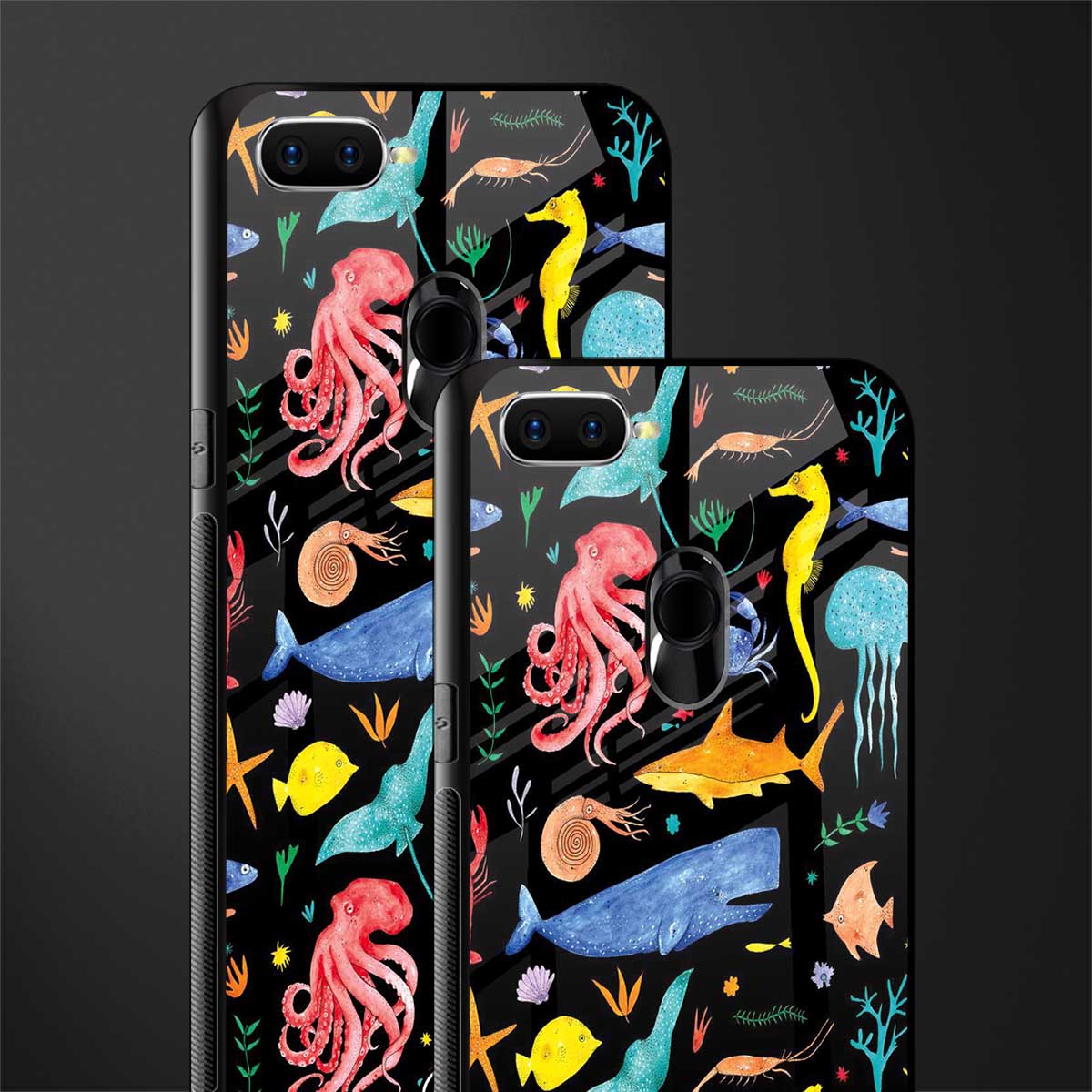 atomic ocean glass case for oppo a5s image-2