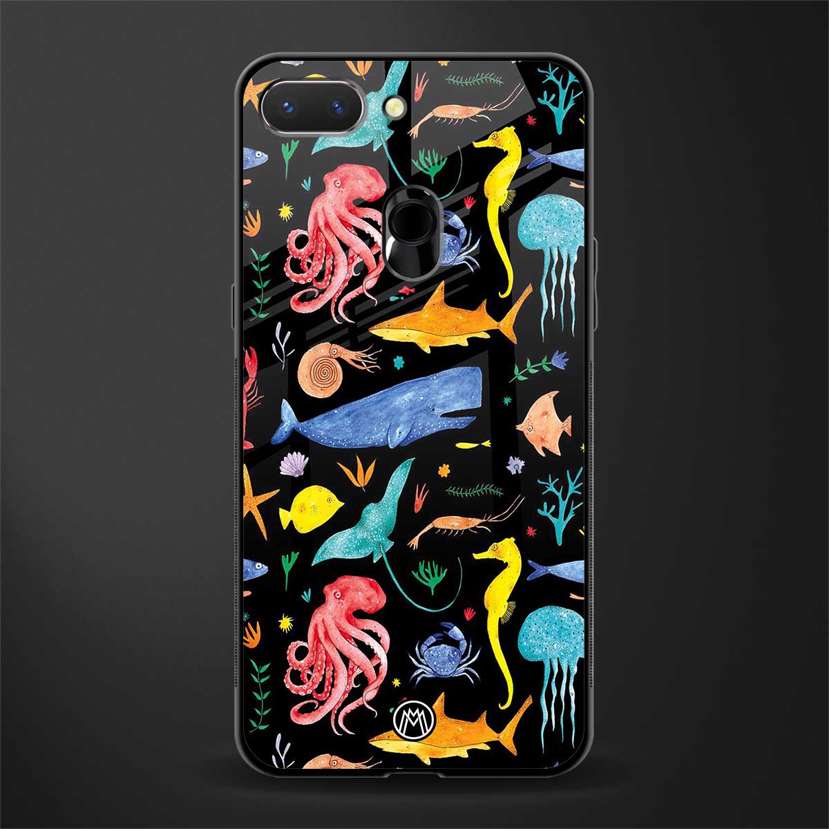 atomic ocean glass case for oppo a5 image