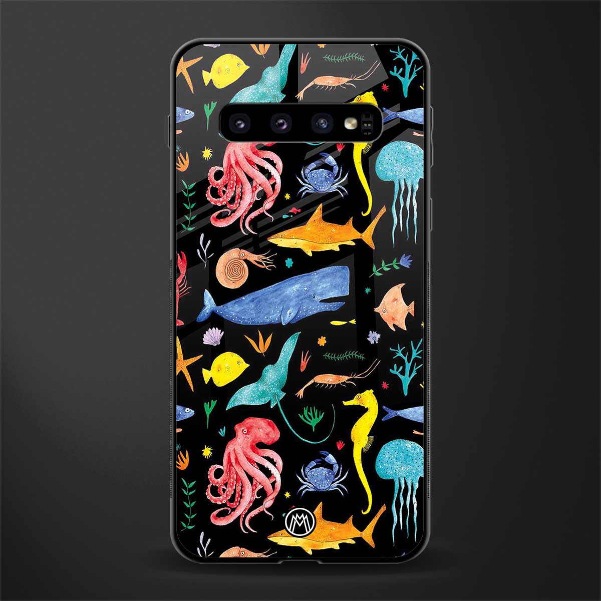 atomic ocean glass case for samsung galaxy s10 plus image