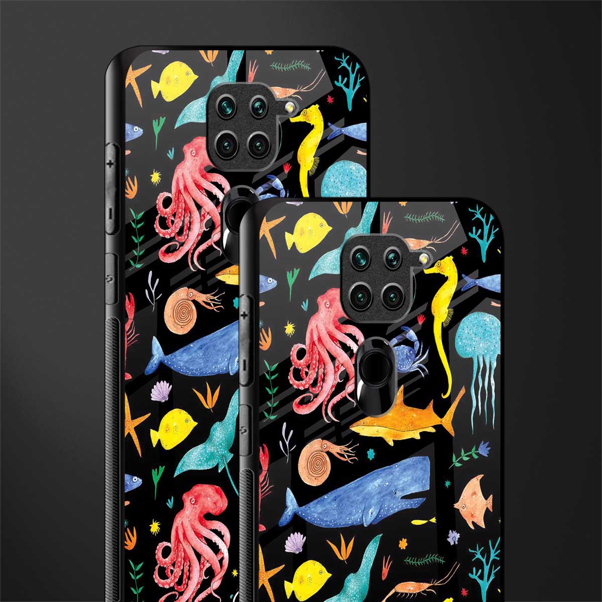 atomic ocean glass case for redmi note 9 image-2