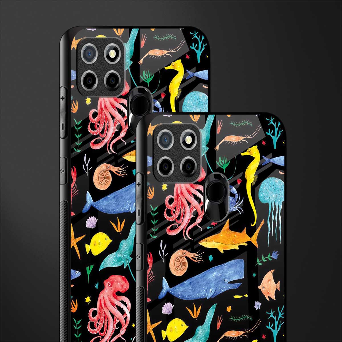 atomic ocean glass case for realme narzo 20 image-2