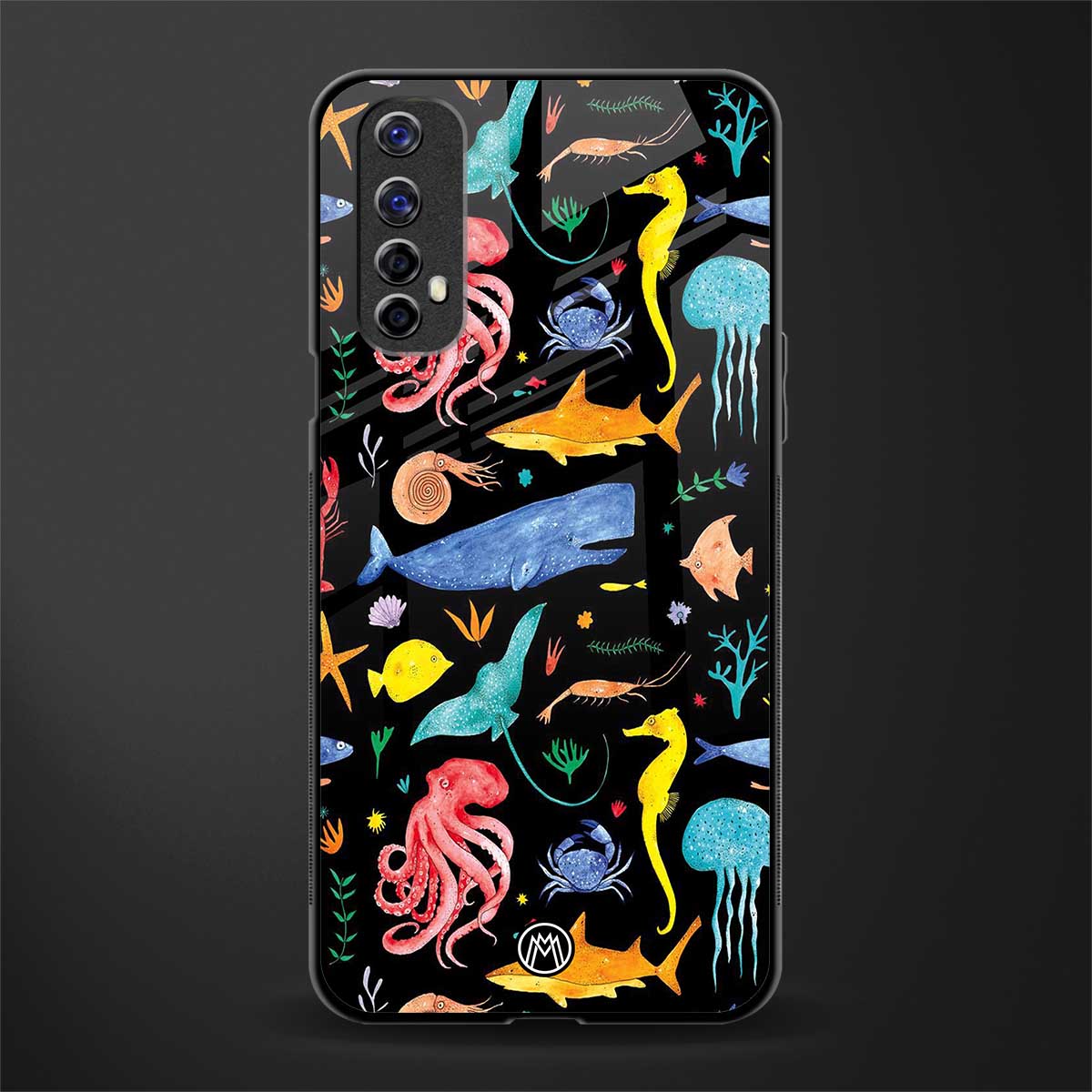 atomic ocean glass case for realme narzo 20 pro image
