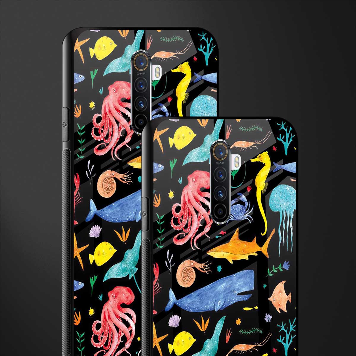 atomic ocean glass case for realme x2 pro image-2
