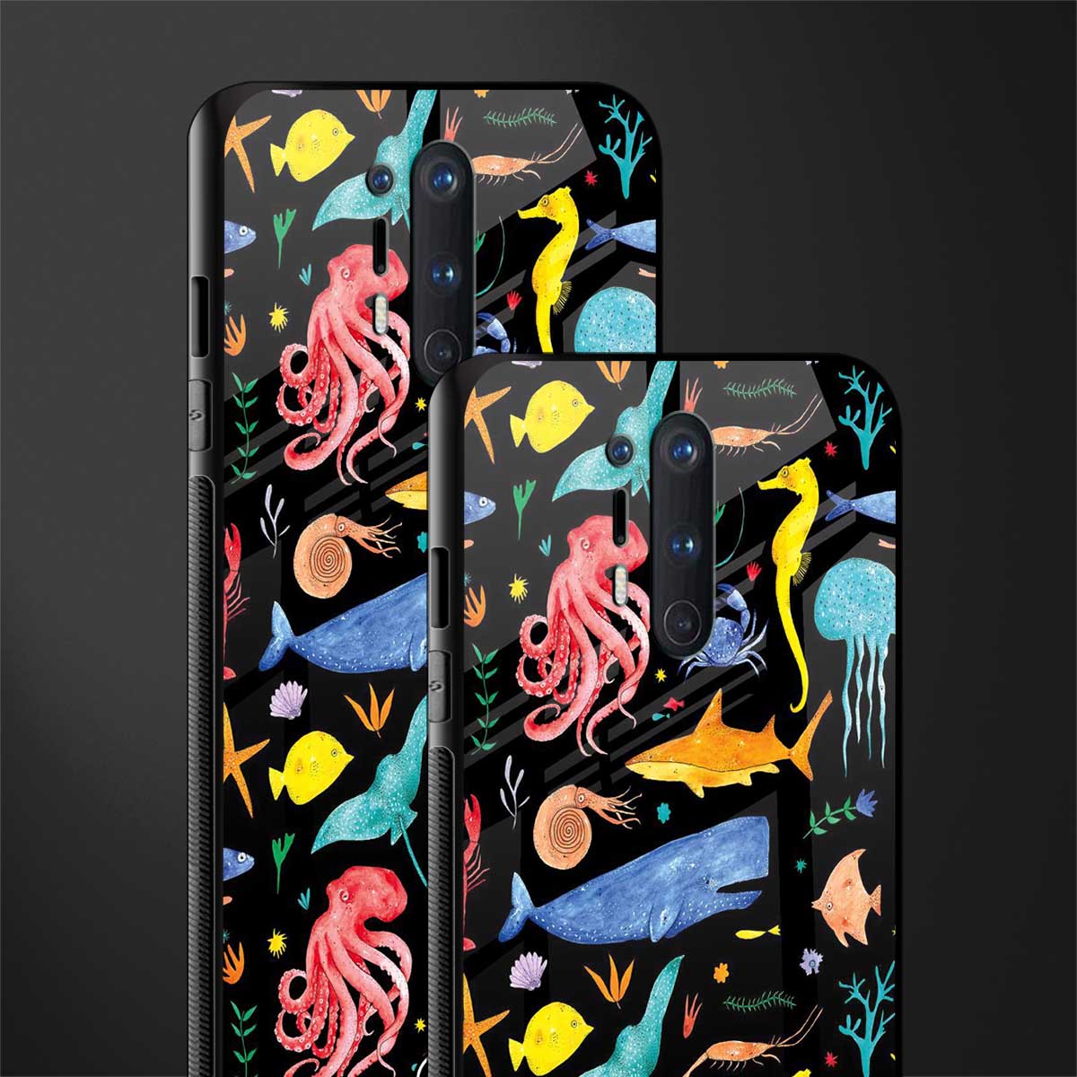atomic ocean glass case for oneplus 8 pro image-2