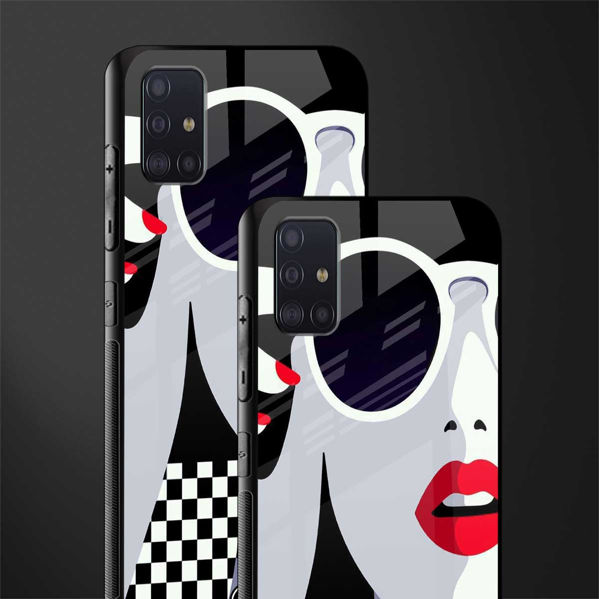 attitude queen glass case for samsung galaxy a71 image-2