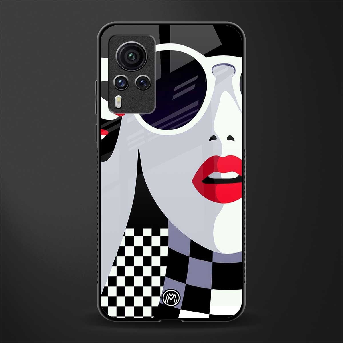 attitude queen glass case for vivo x60 pro image