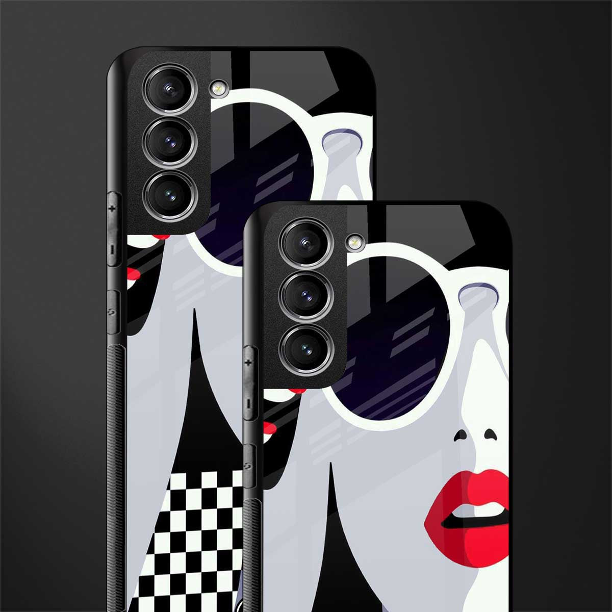 attitude queen glass case for samsung galaxy s21 plus image-2