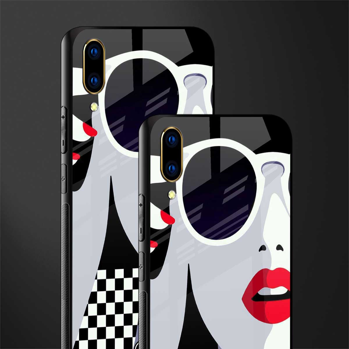 attitude queen glass case for vivo v11 pro image-2